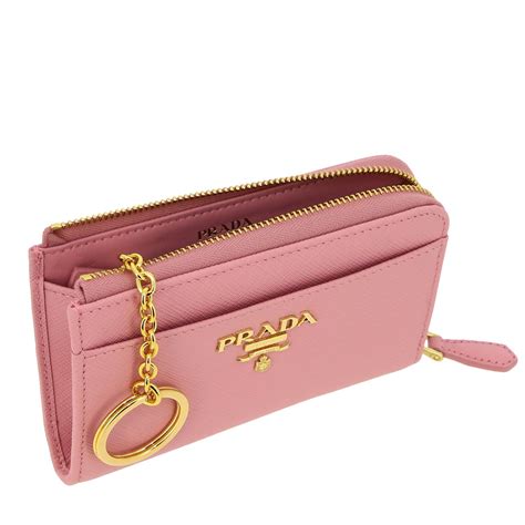 prada milano pink wallet|buy prada wallet online.